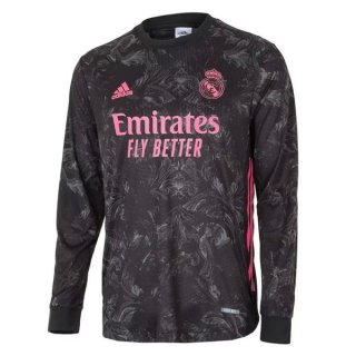 Thailandia Maglia Real Madrid Terza ML 2020 2021 Nero Thailandia Maglia Real Madrid Terza ML 2020 2021 Nero