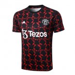 Maglia Formazione Manchester United 2024 2025 Nero Rosso