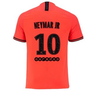 Maglia Paris Saint Germain NO.10 Neymar JR Away 2019 2020 Arancione Maglia Paris Saint Germain NO.10 Neymar JR Away 2019 2020 Arancione