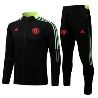 Giacca Manchester United 2022 Nero Verde Giacca Manchester United 2022 Nero Verde
