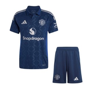 Maglia Manchester United Away Bambino 2024 2025 Maglia Manchester United Away Bambino 2024 2025