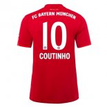 Maglia Bayern Munich NO.10 Coutinho Home 2019 2020 Rosso