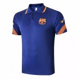 Polo Barcellona 2020 2021 Blu Arancione