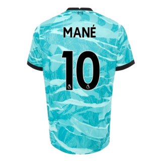 Maglia Liverpool NO.10 Mane Away 2020 2021 Blu Maglia Liverpool NO.10 Mane Away 2020 2021 Blu