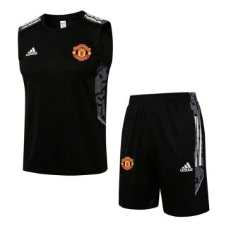 Maglia Manchester United Senza Maniche 2022 Nero Maglia Manchester United Senza Maniche 2022 Nero