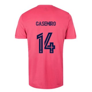 Maglia Real Madrid Away NO.14 Casemiro 2020 2021 Rosa Maglia Real Madrid Away NO.14 Casemiro 2020 2021 Rosa