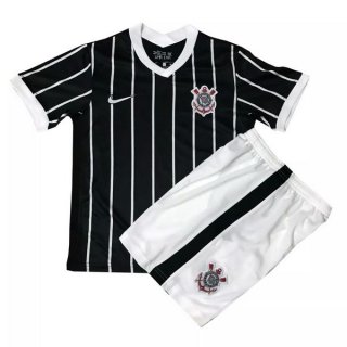 Maglia Corinthians Paulista Away Bambino 2020 2021 Nero Maglia Corinthians Paulista Away Bambino 2020 2021 Nero
