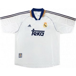 Thailandia Maglia Real Madrid Replica Home Retro 1999 2000 Bianco Thailandia Maglia Real Madrid Replica Home Retro 1999 2000 Bianco