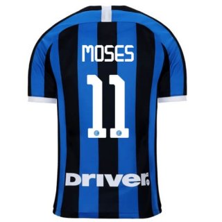 Maglia Inter Milan NO.11 Moses Home 2019 2020 Blu Maglia Inter Milan NO.11 Moses Home 2019 2020 Blu