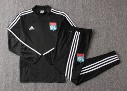 Felpa Lyon 2019 2020 Nero Bianco