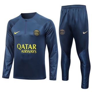 Felpa Allenamento Paris Saint Germain 2023 2024 Blu Felpa Allenamento Paris Saint Germain 2023 2024 Blu