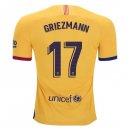 Maglia Barcellona NO.17 Griezmann Away 2019 2020 Giallo