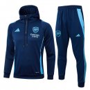 Felpa Cappuccio Arsenal 2024 2025 Blu 3