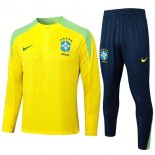 Felpa Allenamento Brasile 2024 2025 Giallo