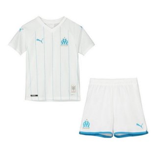 Maglia Marseille Home Bambino 2019 2020 Bianco Maglia Marseille Home Bambino 2019 2020 Bianco