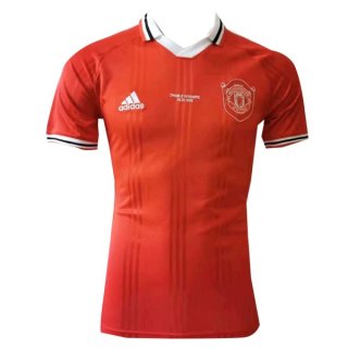 Polo Manchester United 2019 2020 Rosso Bianco Polo Manchester United 2019 2020 Rosso Bianco