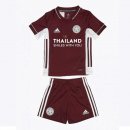 Maglia Leicester City Terza Bambino 2020 2021 Borgogna