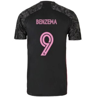Maglia Real Madrid Terza NO.9 Benzema 2020 2021 Nero Maglia Real Madrid Terza NO.9 Benzema 2020 2021 Nero