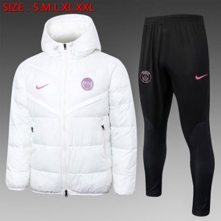 Piumino PSG Set Completo 2024 2025 Bianco Piumino PSG Set Completo 2024 2025 Bianco