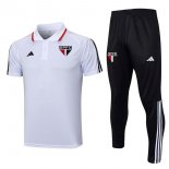 Polo Sao Paulo Set Completo 2023 2024 Bianco Nero