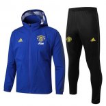 Giacca a vento Manchester United Set Completo 2019 2020 Blu Nero