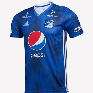 Thailandia Maglia Millonarios Home 2019 2020 Blu Thailandia Maglia Millonarios Home 2019 2020 Blu