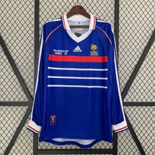 Thailandia Maglia Francia Home ML Retro 1998 Thailandia Maglia Francia Home ML Retro 1998