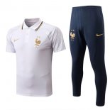 Polo Francia Set Completo 2022 2023 Bianco