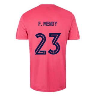 Maglia Real Madrid Away NO.23 F. Mendy 2020 2021 Rosa Maglia Real Madrid Away NO.23 F. Mendy 2020 2021 Rosa