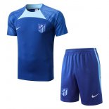 Maglia Formazione Atletico Madrid Set Completo 2022 2023 Blu