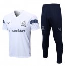 Formazione Marseille Set Completo 2022 2023 Bianco Blu