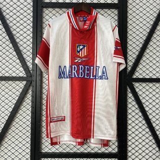Thailandia Maglia Atletico Madrid Home Retro 1999-2000 Thailandia Maglia Atletico Madrid Home Retro 1999-2000