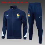 Bambino Giacca Francia 2024 2025 Blu 3