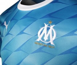 Thailandia Maglia Marseille Away 2019 2020 Blu Luce
