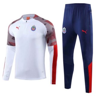 Felpa Chivas 2019 2020 Bianco Rosso Felpa Chivas 2019 2020 Bianco Rosso