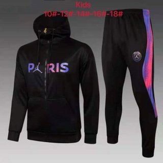 Bambino Felpa Cappuccio Paris Saint Germain 2022 Nero Rosa 2 Bambino Felpa Cappuccio Paris Saint Germain 2022 Nero Rosa 2