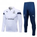 Felpa Allenamento Marseille 2022 2023 Bianco Blu