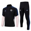 Felpa Manchester United 2022 2023 Nero Rosa