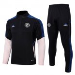 Felpa Manchester United 2022 2023 Nero Rosa