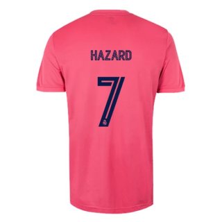 Maglia Real Madrid Away NO.7 Hazard 2020 2021 Rosa Maglia Real Madrid Away NO.7 Hazard 2020 2021 Rosa