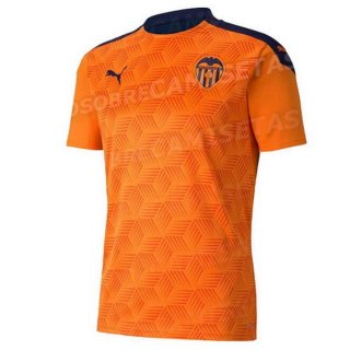 Thailandia Maglia Valencia Away 2020 2021 Arancione Thailandia Maglia Valencia Away 2020 2021 Arancione
