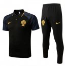 Polo Portogallo Set Completo 2022 2023 Nero