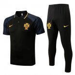 Polo Portogallo Set Completo 2022 2023 Nero
