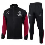 Giacca PSG 2024 2025 Nero Rosso