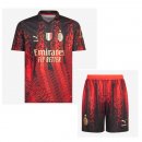 Maglia AC Milan 4th Bambino 2022 2023 Rosso