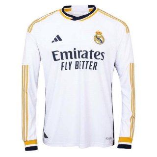 Thailandia Maglia Real Madrid Home ML 2023 2024 Thailandia Maglia Real Madrid Home ML 2023 2024