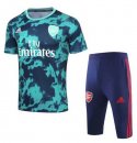Maglia di Formazione Arsenal Set Completo 2019 2020 Verde Blu