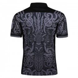 Thailandia Maglia All Blacks Maori 2017 2018 Nero