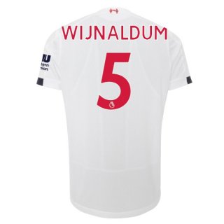 Maglia Liverpool NO.5 Wijnaldum Away 2019 2020 Bianco Maglia Liverpool NO.5 Wijnaldum Away 2019 2020 Bianco