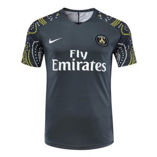 Maglia di Formazione Paris Saint Germain 2019 2020 Nero Giallo Maglia di Formazione Paris Saint Germain 2019 2020 Nero Giallo